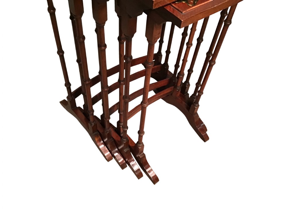 Antique nest of four tables View IV