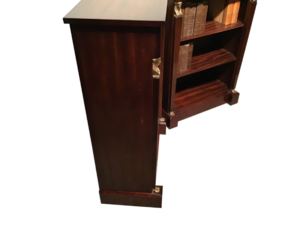 Pair of mahogany bookcases View II