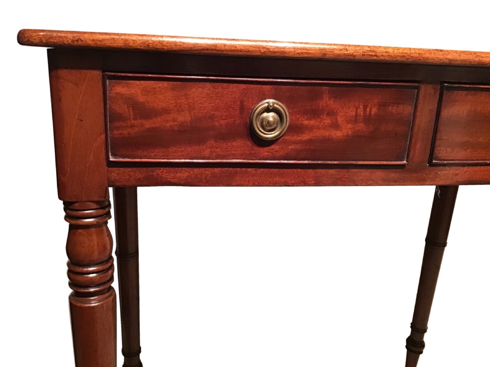 Antique mahogany sidetable View II