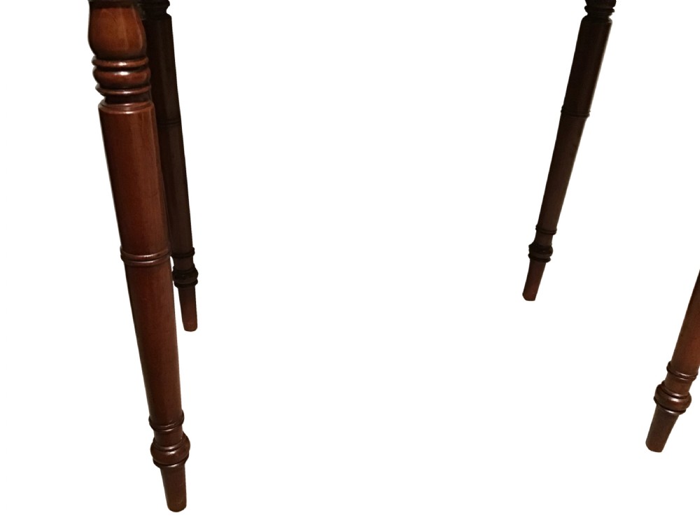 Antique mahogany sidetable View IV