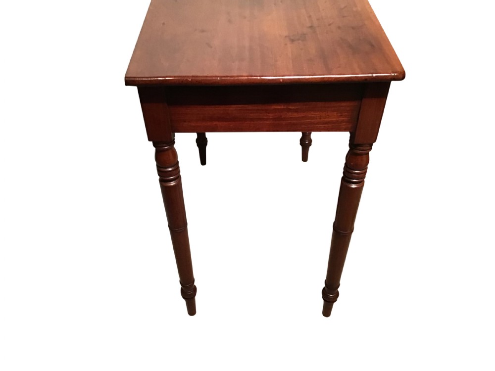Antique mahogany sidetable View V