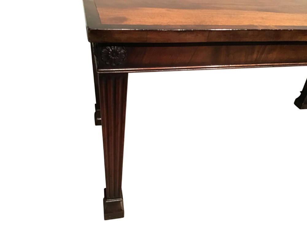 Antique mahogany low table View II