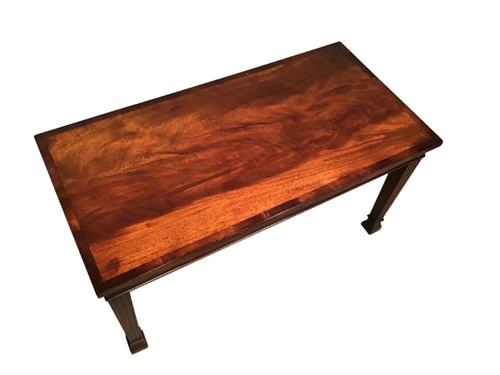 Antique mahogany low table View III