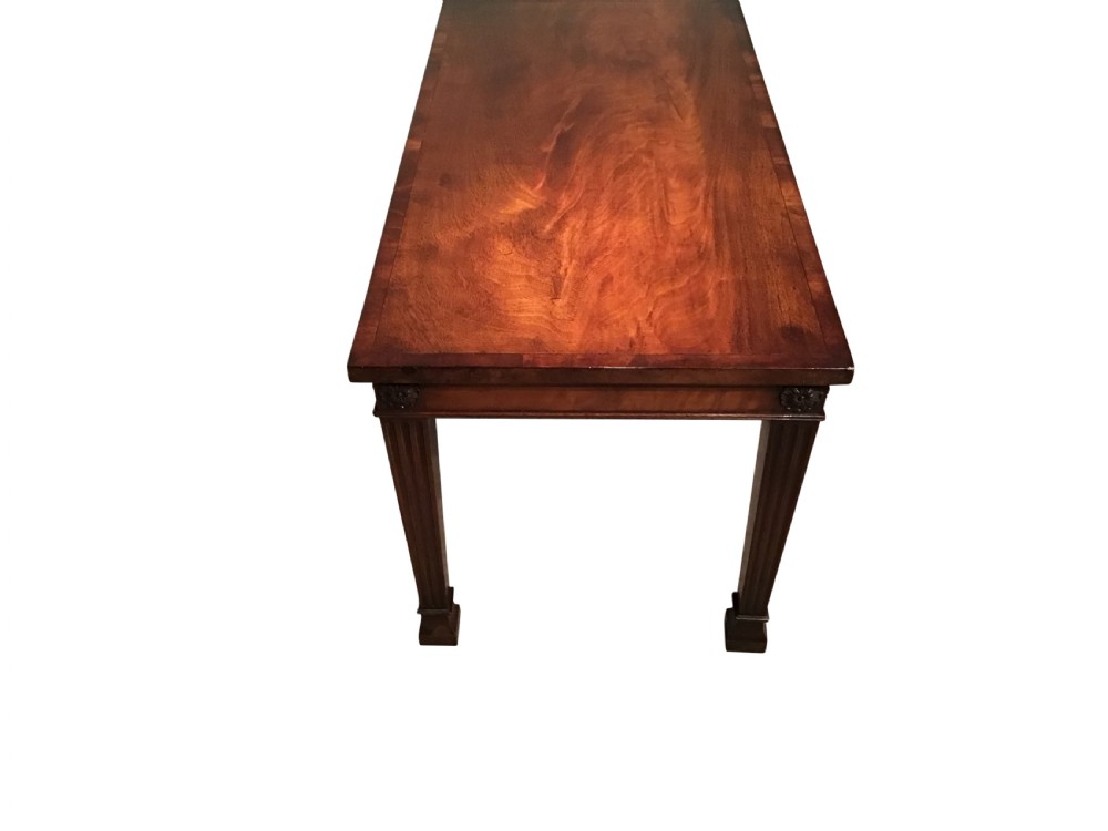 Antique mahogany low table View IV