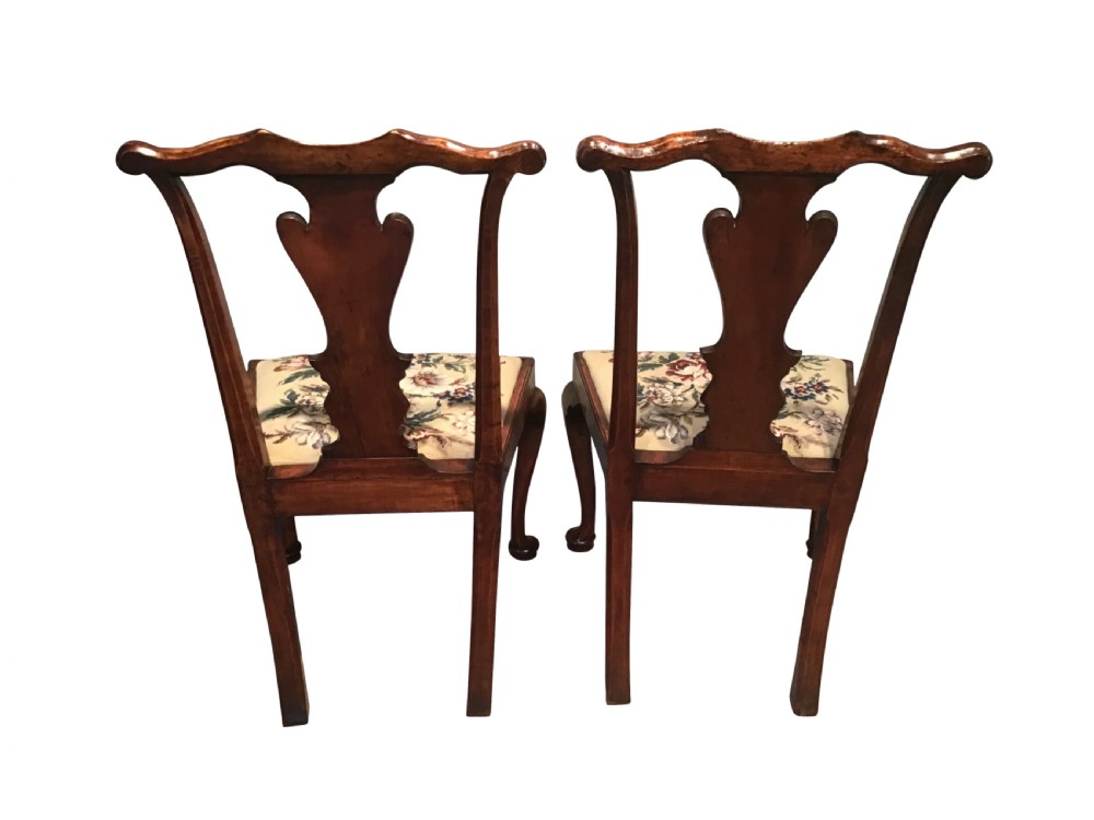 Pair of antique sidechairs View II