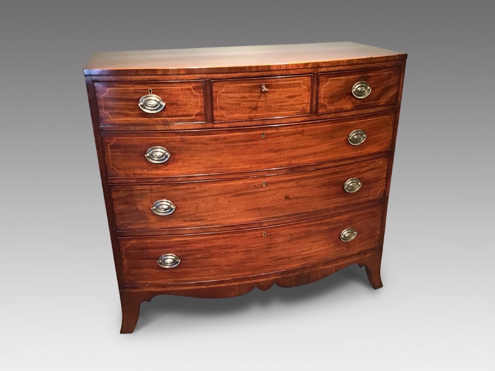 Georgian mahogany chest of drawers 