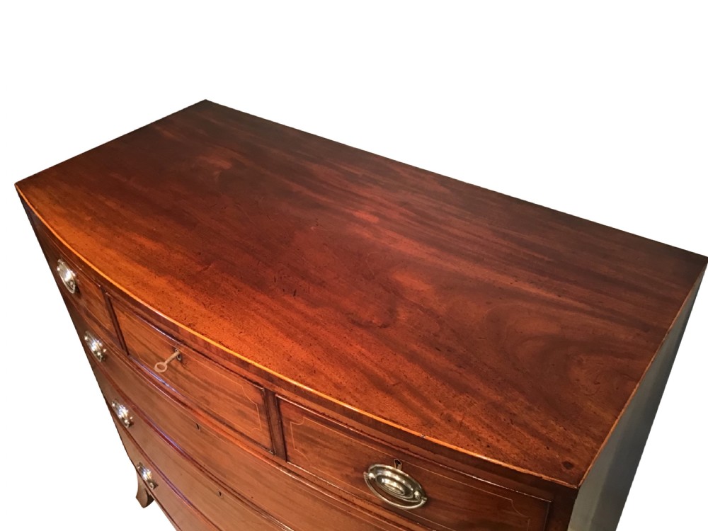 Georgian mahogany chest of drawers  View II