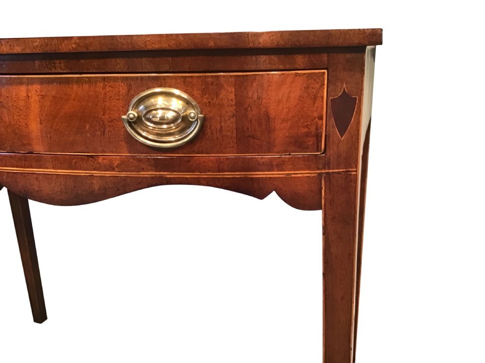Antique mahogany sidetable  View II