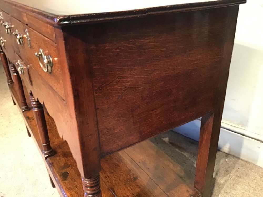 Antique oak dresser base View VIII