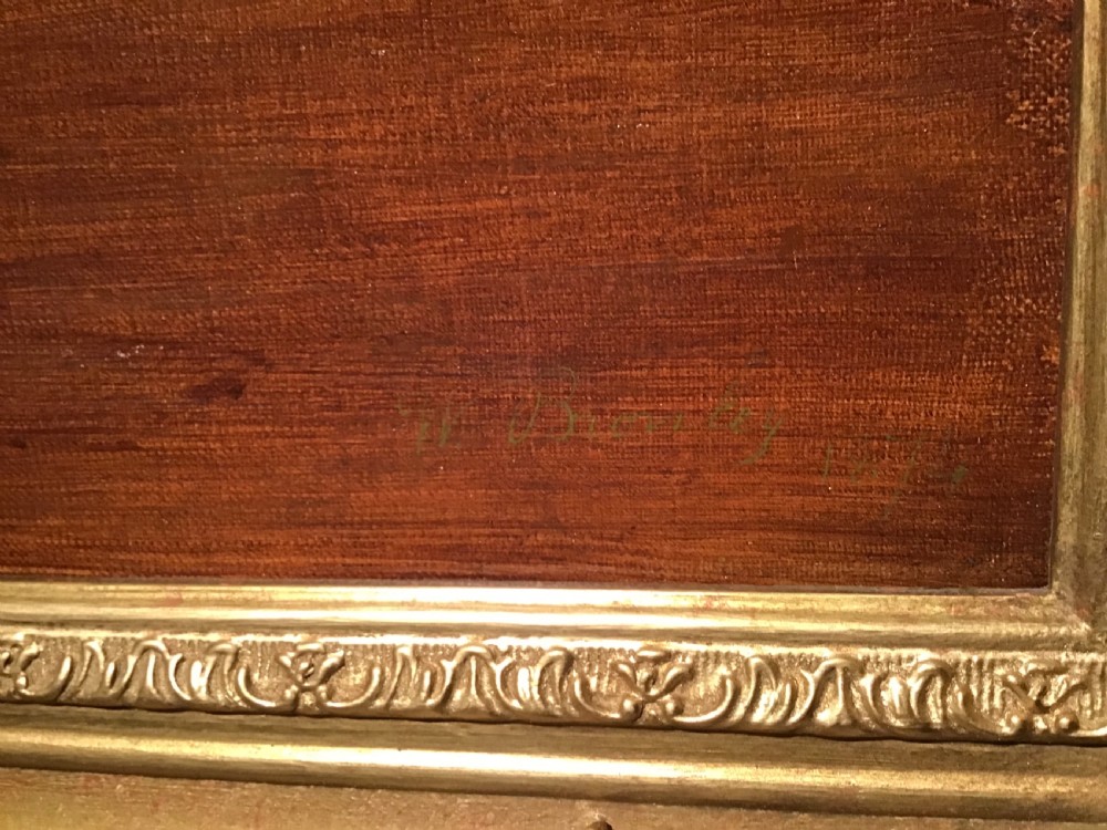 Antique oil painting View V