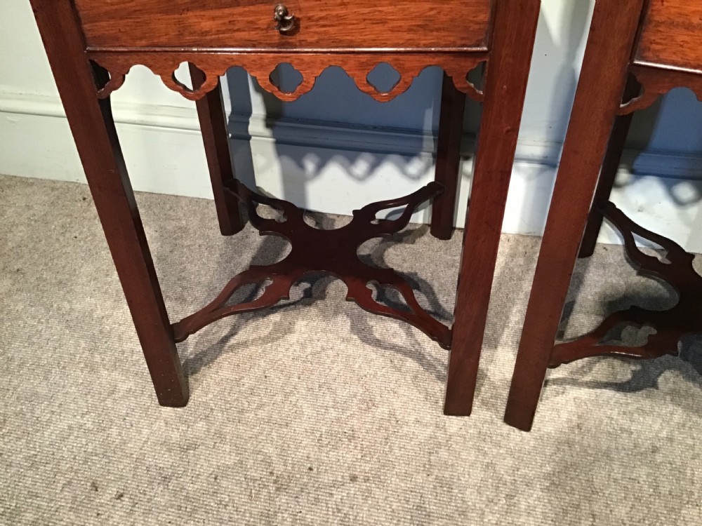 Pair of antique bedside tables View V