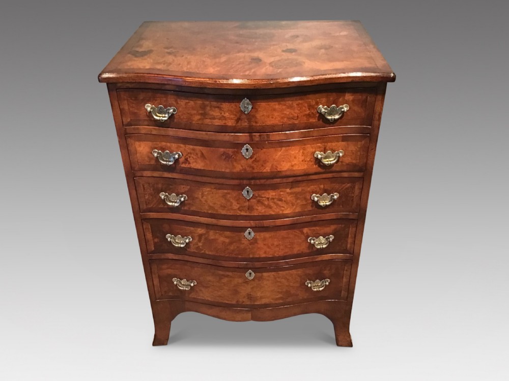 Antique walnut chest of drawers