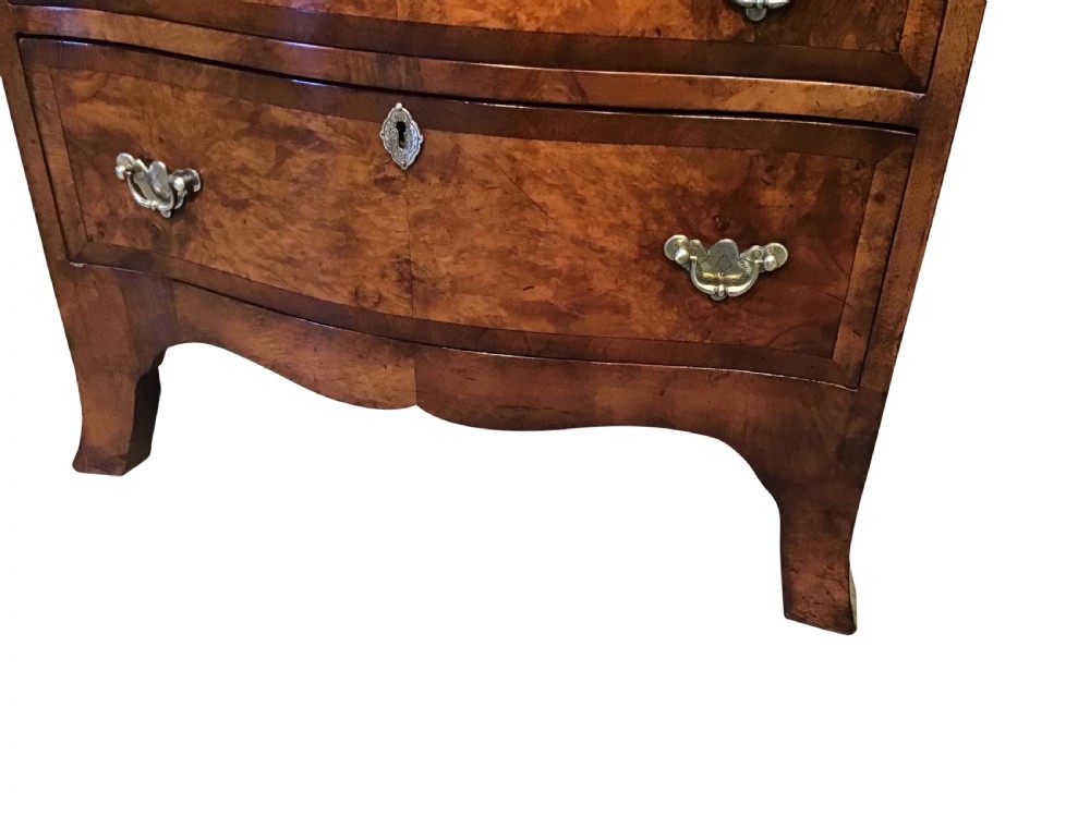Antique walnut chest of drawers View V