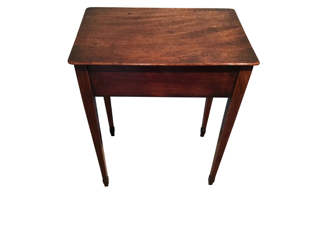 Antique mahogany sidetable  View II