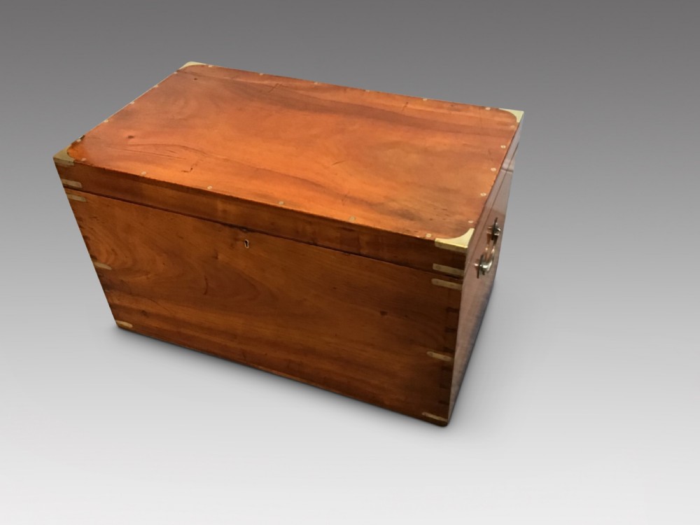 Antique camphor wood trunk