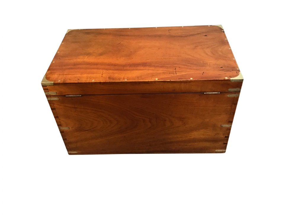 Antique camphor wood trunk View IV