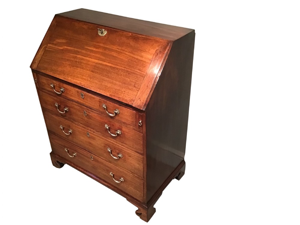Antique mahogany bureau View II