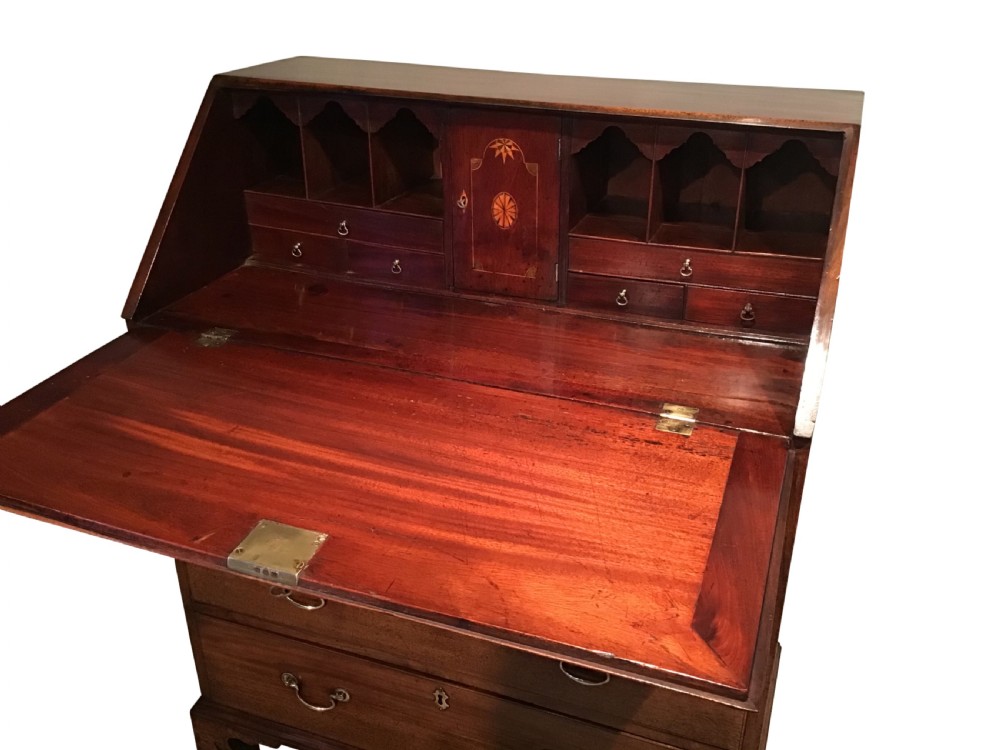 Antique mahogany bureau View III
