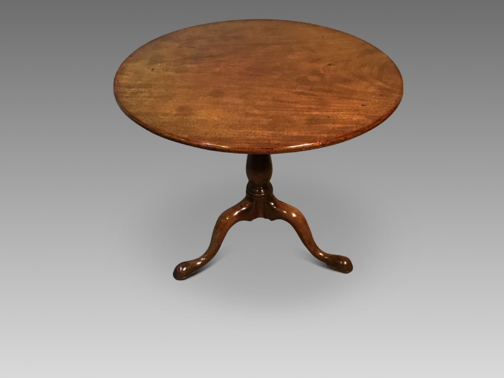 Antique tripod table View II