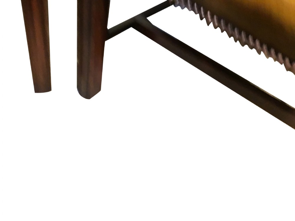 Pair of antique leather chairs View VII