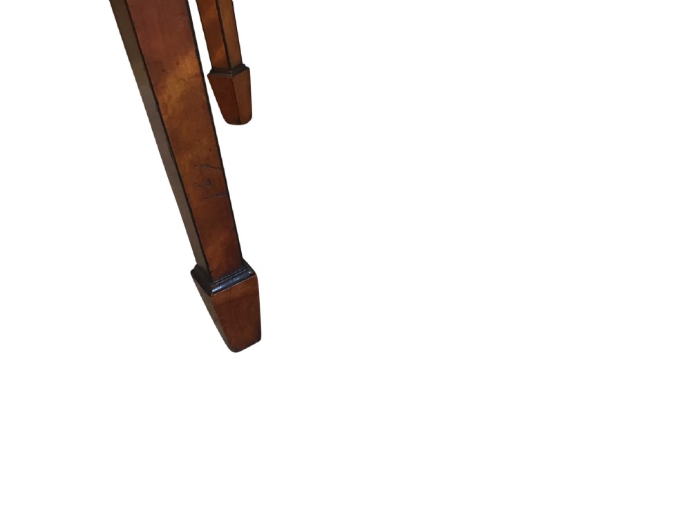 Antique satinwood card table View II