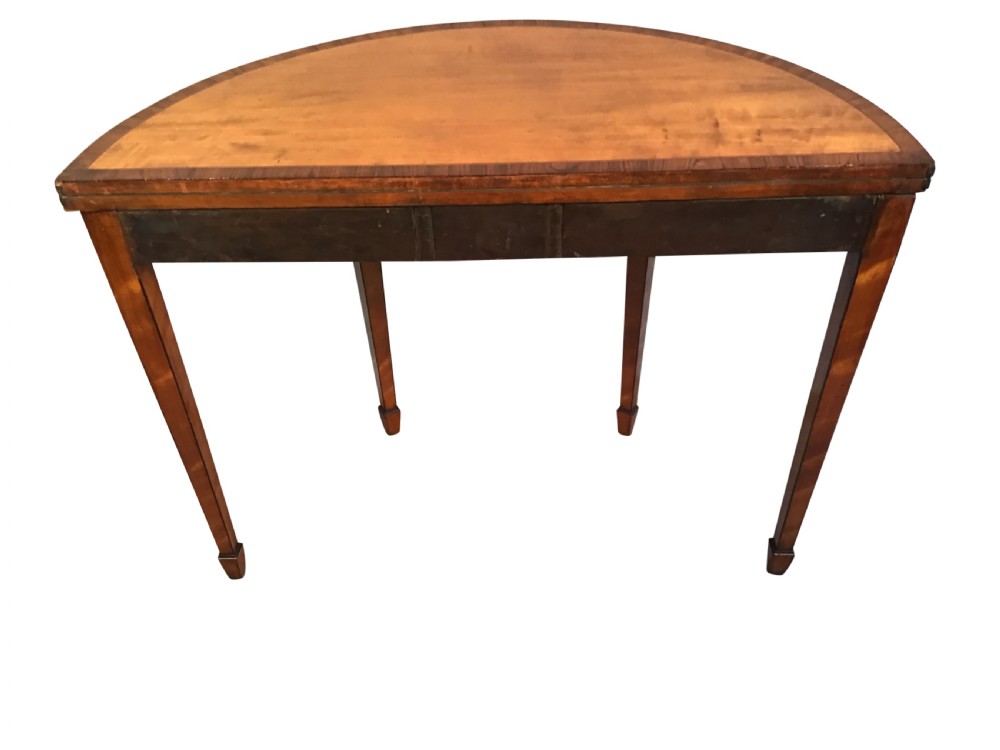 Antique satinwood card table View IV