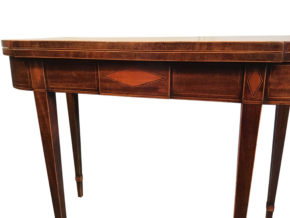 Antique mahogany tea table  View IV