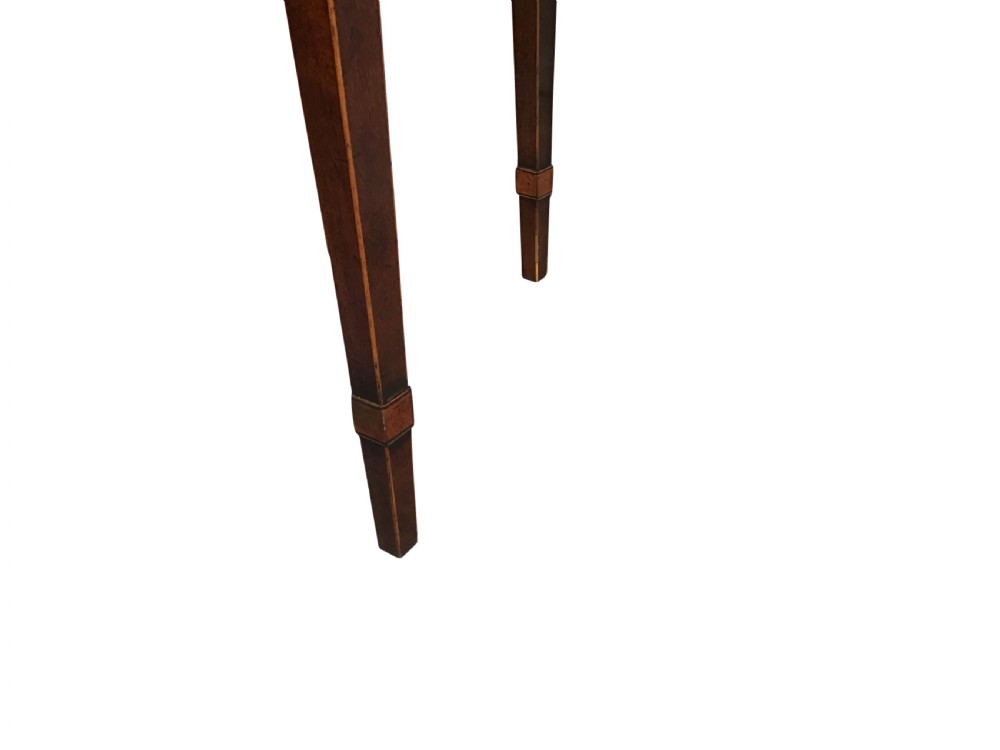 Antique mahogany tea table  View V