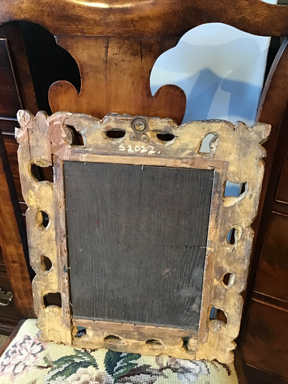 Antique gilt mirror View IV