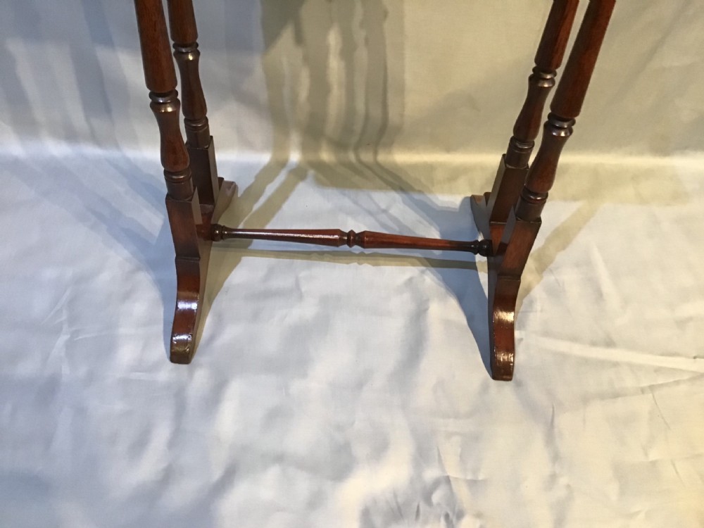 Antique mahogany end table View III