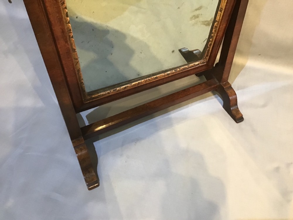 Antique mahogany toilet mirror View IV