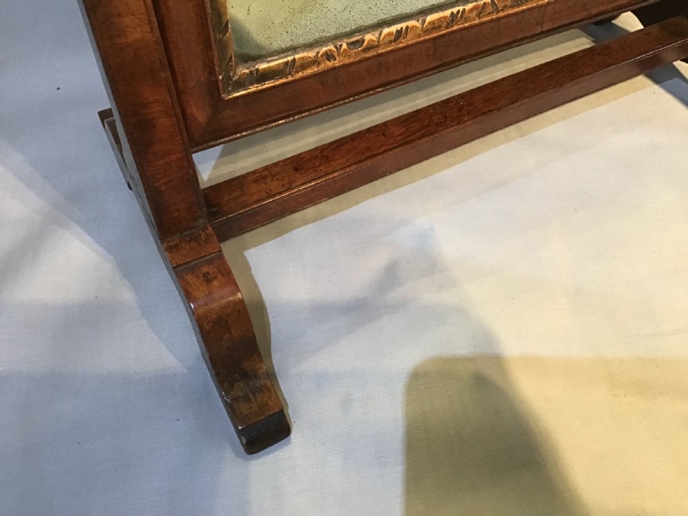 Antique mahogany toilet mirror View VI