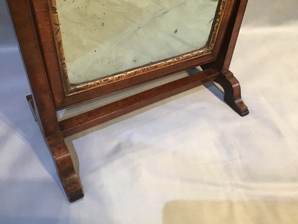 Antique mahogany toilet mirror View VII