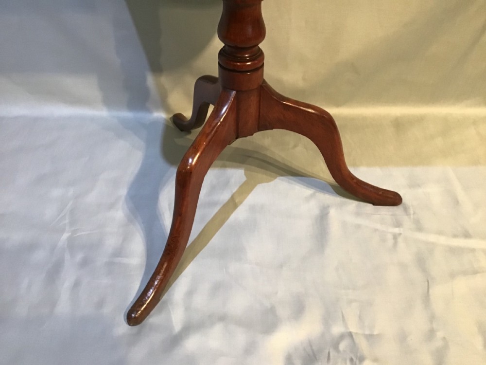 Antique mahogany tripod table  View III