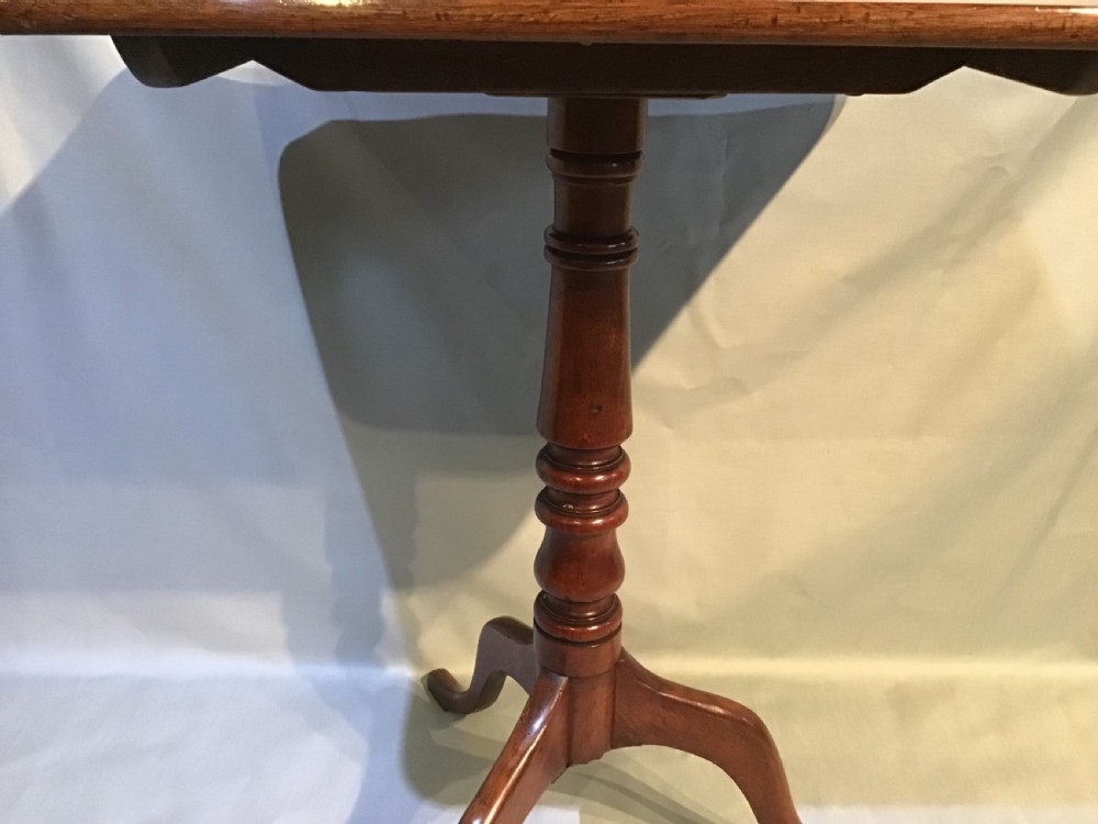 Antique mahogany tripod table  View IV