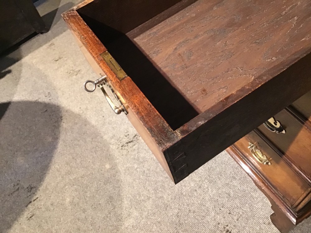 Antique walnut bureau View VII