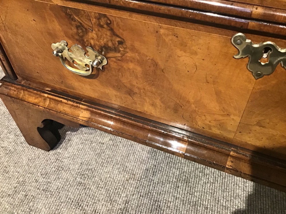 Antique walnut bureau View VIII