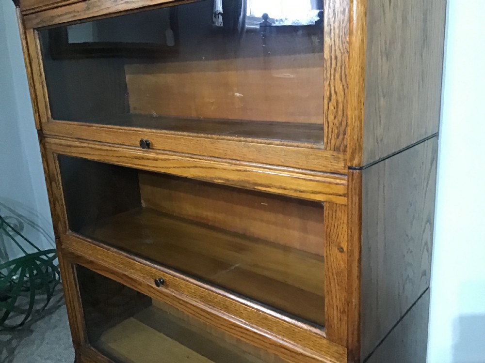 Antique sectional bookcase View V