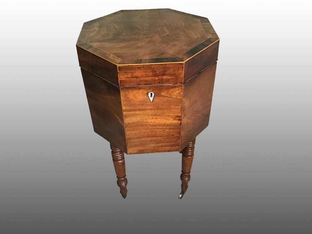 Georgian mahogany cellarette.
