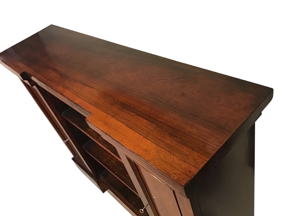 Antique rosewood bookcase View III