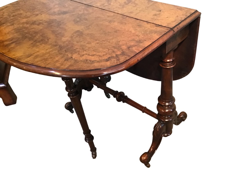 Antique walnut sutherland table View IV