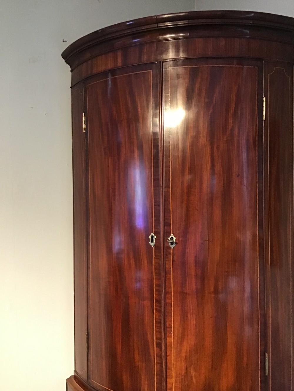 Antique corner cabinet View III