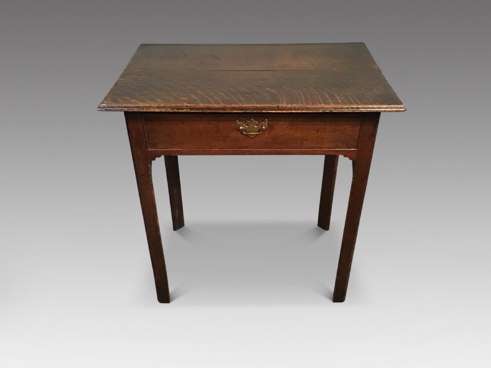Antique oak sidetable