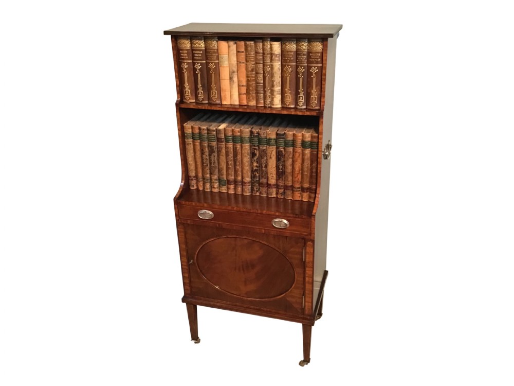 Antique mahogany bookcase View III