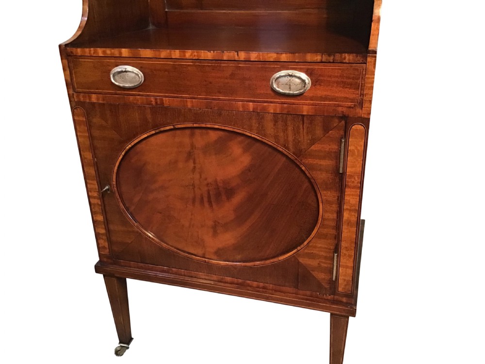 Antique mahogany bookcase View IV