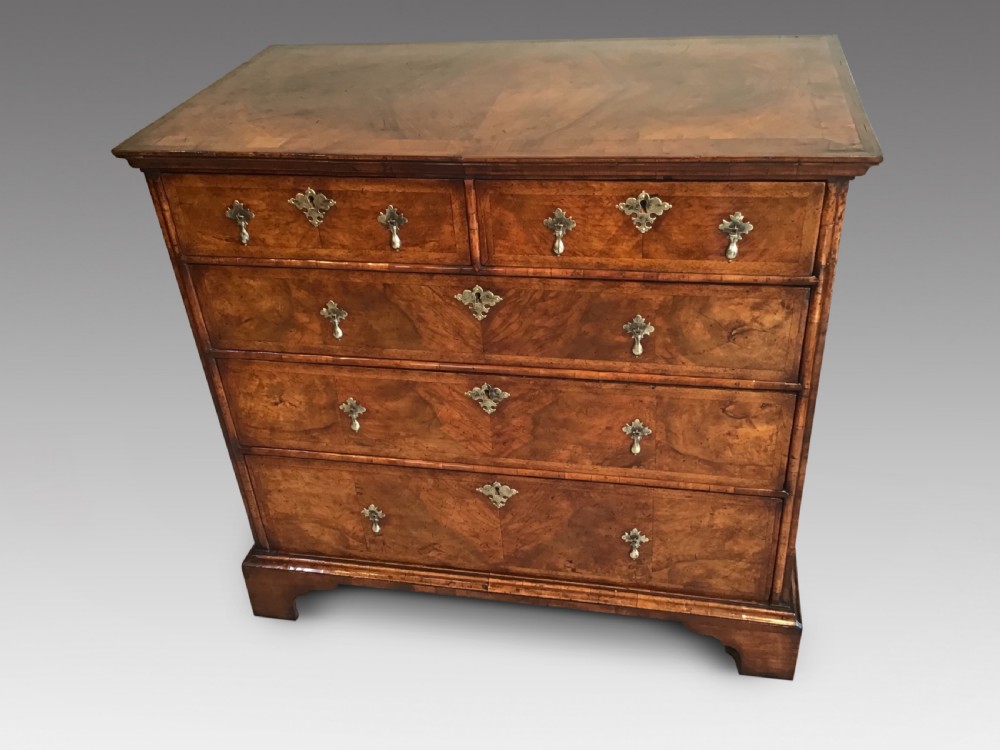 Antique walnut chest of drawers View II