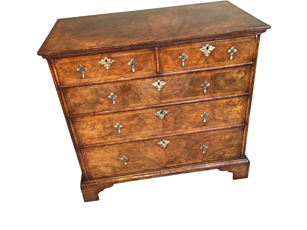 Antique walnut chest of drawers View III