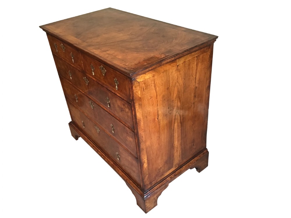 Antique walnut chest of drawers View V