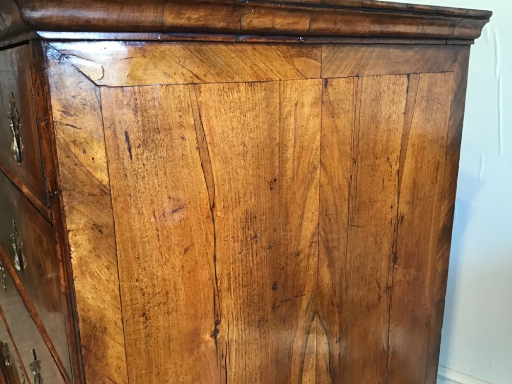 Antique walnut chest of drawers View X