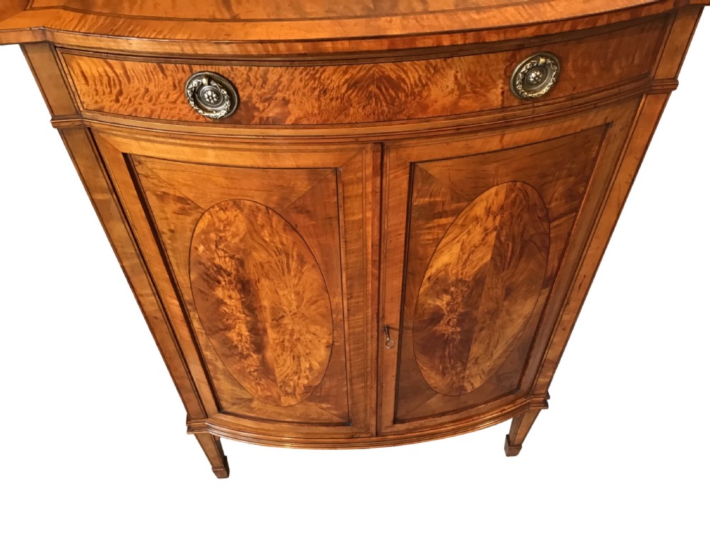 Edwardian satinwood cabinet View IV